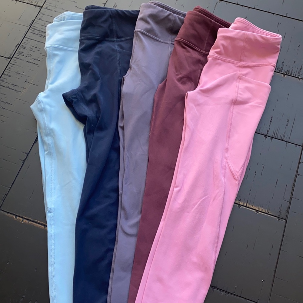 Athleta Girl - Bundle of 5 High Rise Stash Your Treasures Leggings -Sz Small (7)